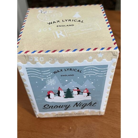 WAX LYRICAL Candle Snowy Night Made in England NEW 6.7 oz HTF - Picture 3 of 4